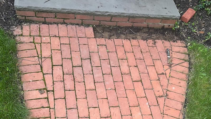 Old Brick About To Be Replaced
