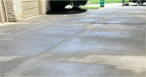 concrete driveway installation residential